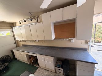 FREE Garage Cabinets & Countertop – Bottom Only