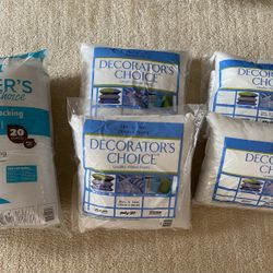 Pillow Forms & Fiber Fill $5 Each