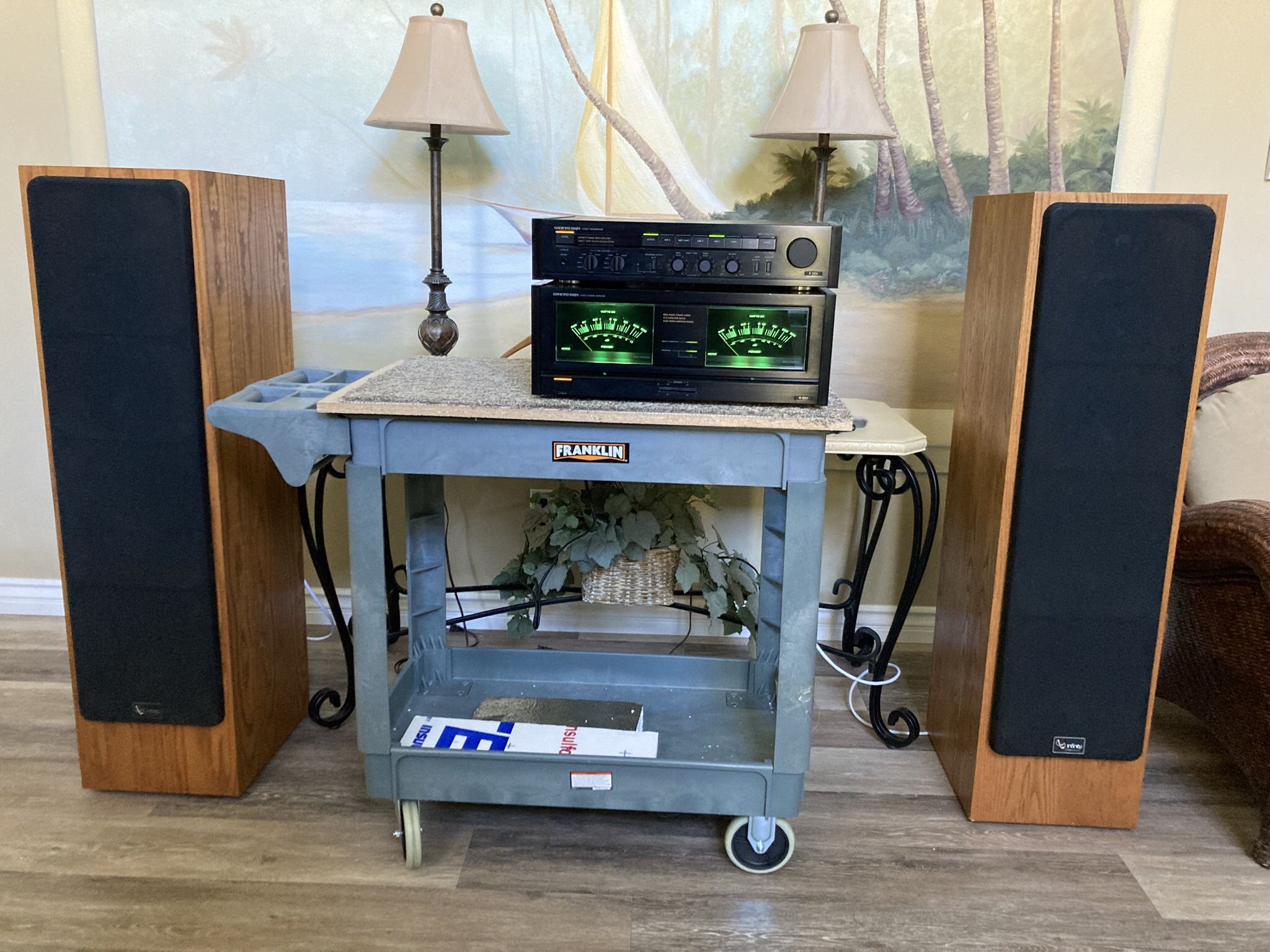 Onkyo Integra Separates & Infinity Crescendo CS-3009 Speakers