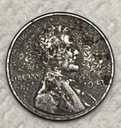 1943 Steel Wheat PENNY No Mint Stamp