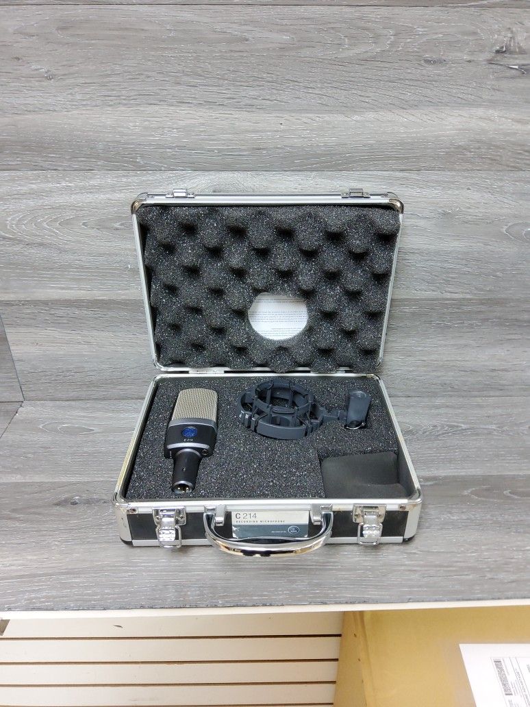 Akg C214 Professional Condenser Microphone Excellent