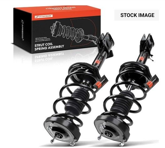 Rear Pair (2) Complete Strut & Coil Spring Assembly Compatible with Subaru Impreza 2004 2005 2006 2007 Driver & Passenger Side