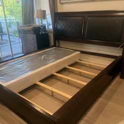 Cal King Bed Frame And Mattress 