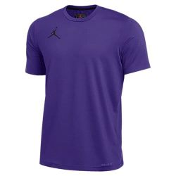 Jordan Men's Team Dri-Fit SS Training Top DQ7899-520, Purple/ Black, Size Large and XL