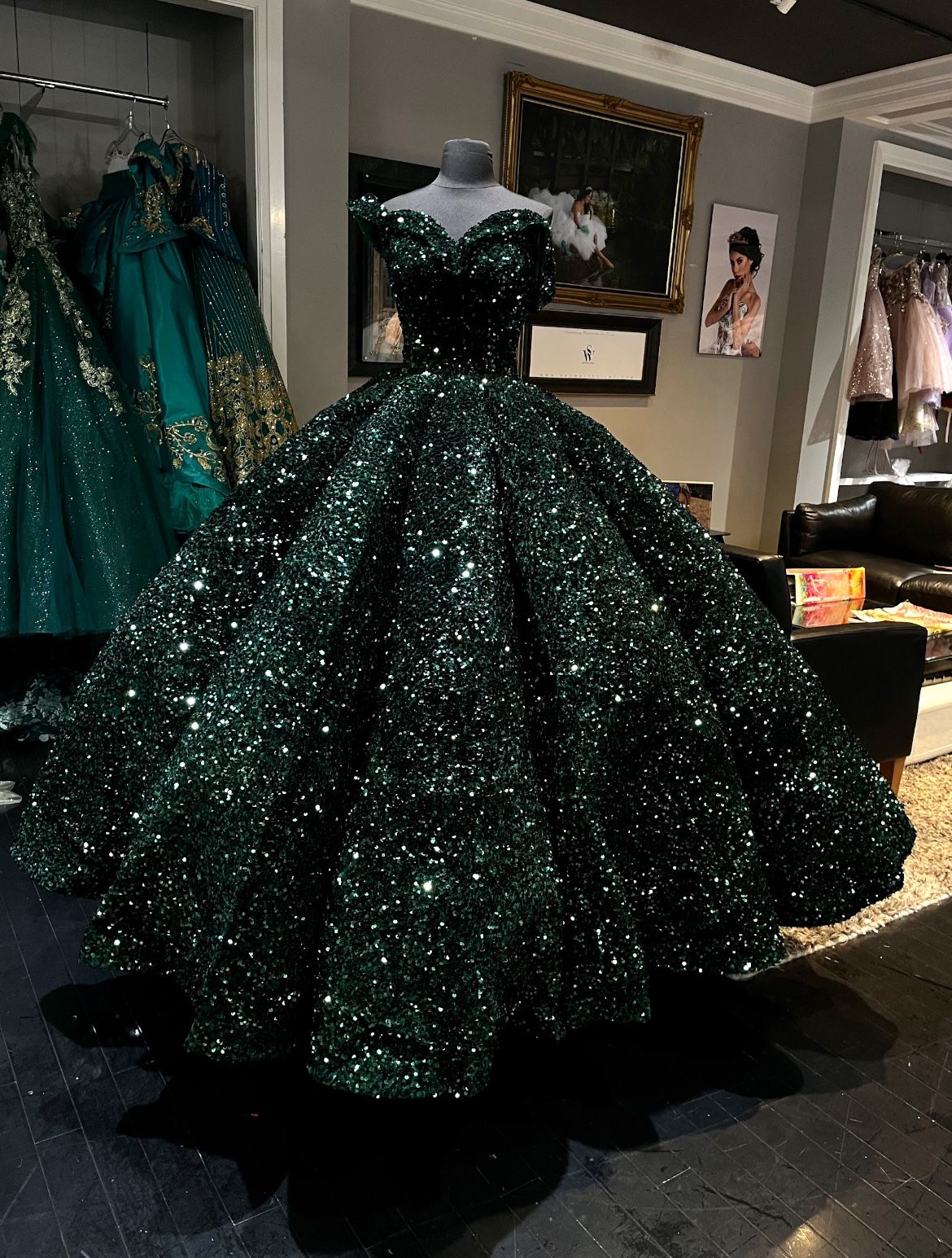 Emerald green Quince Dress - www.ice4pros.com.br