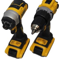 DeWalt 20V Brushless 1/4" Cordless Impact Driver DCF809, Drill Driver DCD794 1/2