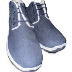 Men’s Blue Suede Shoes