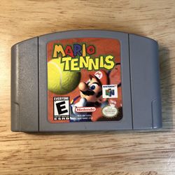 Tested Mario Tennis - Nintendo N64 Game Authentic