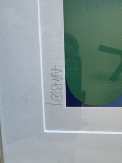 MCM Framed Signed art