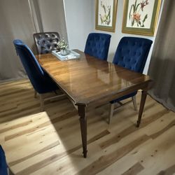 All Wood dining Table - Ethan Allen