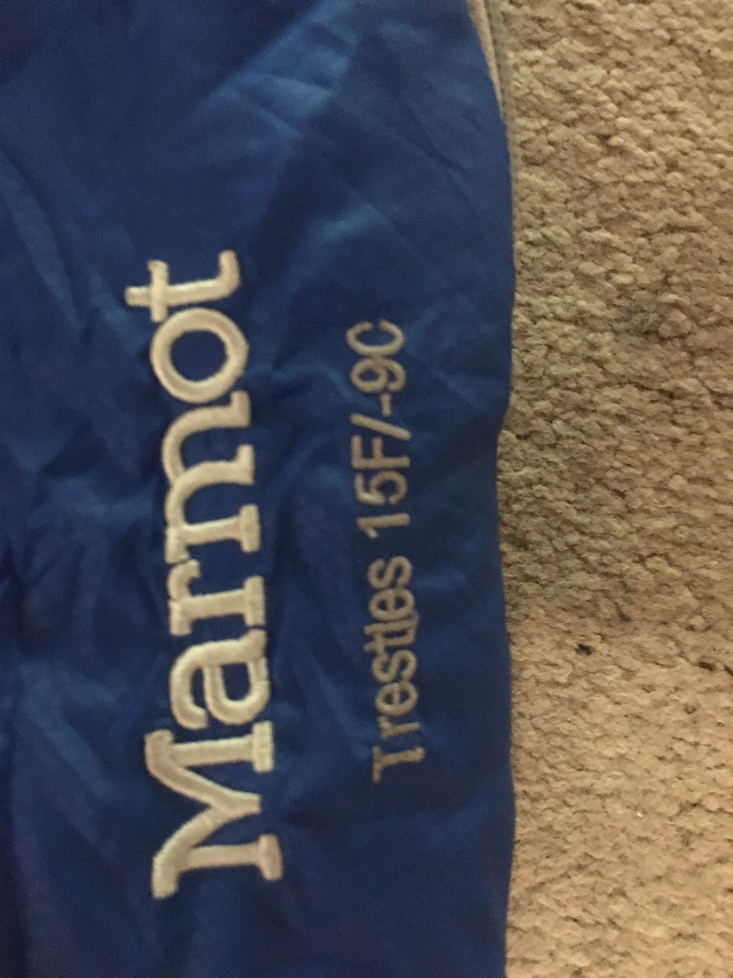 Marmot lightweight sleeping bag