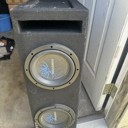 Fs: Soundstream 8" Pair In Box Subwoofer Speakers Fzj80
