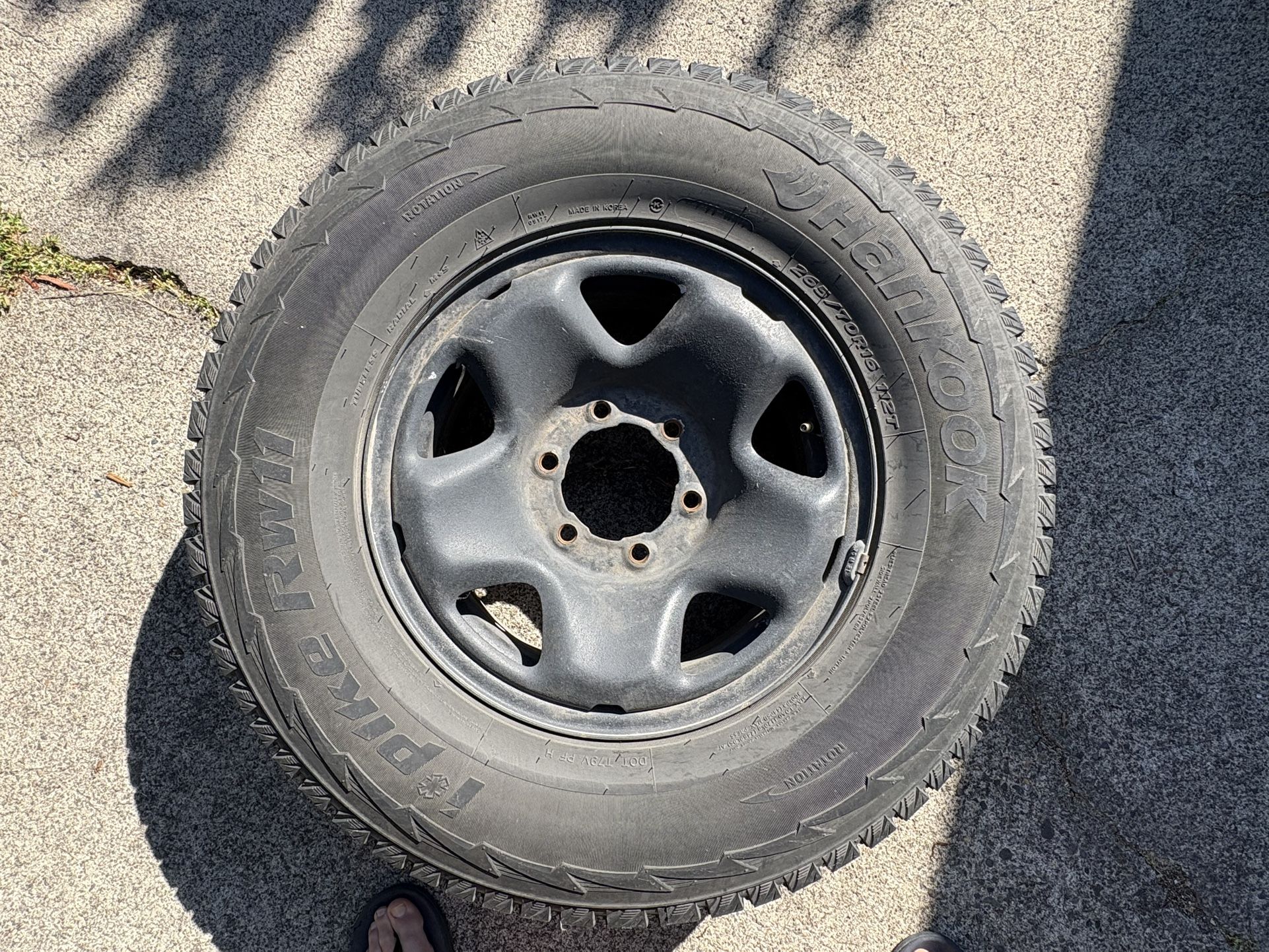 2009 Tacoma Snow Tires And 6 Lug Wheels