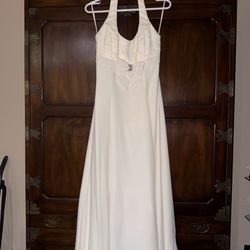 White Prom Dress Sz Small