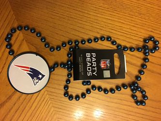 New England Patriots party beads