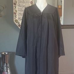 Black Graduation Gown With Cap