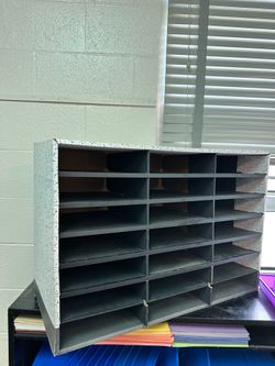 Classroom teacher paper organizer/mail sorter
