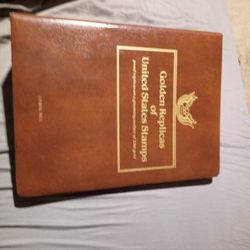  Golden Replicas of United States Stamps 22k Gold Plated 