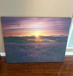 24x32 Canvas Beautiful Sunset Nature Photo Art Display Home Decor Decoration