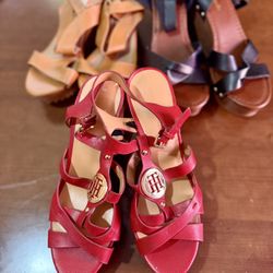 SALE Platform Wedge Sandals Size 9