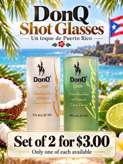 DonQ Shot Glasses Set of 2