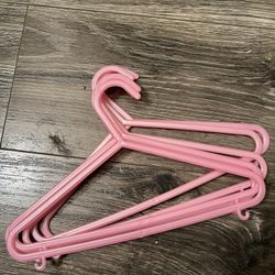 6 Pink Hangers - Toddler