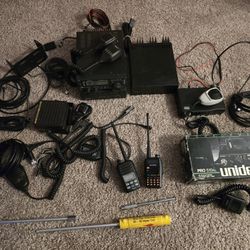 Kenwood HF, Uniden CB, Blue Star Antenna, Coax
