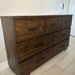 Rustic Wood Dresser