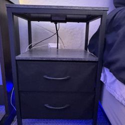 Nightstand  (with Charging Station) 