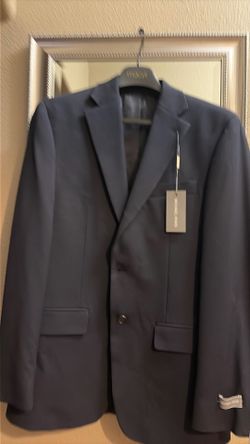 Michael Kors Men’s Classic Fit Stretch Solid Blazer Navy