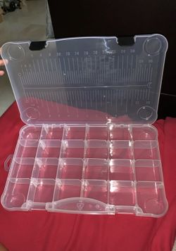 Clear Fishing Tackle Box