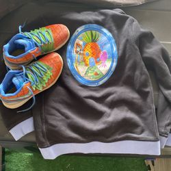 Kyrie Sponge Bobs With Matching Hoody