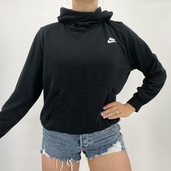 Nike Black Cowl Neck Hoodie Women's Size Large