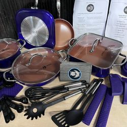 Simply Ming 40-Piece Cookware & Kitchen Set – New (Open Box)