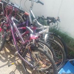 Parts Bikes , Repair Or Use For Parts , 26 & 24 Wheels  $10 Each , Complete Bike 