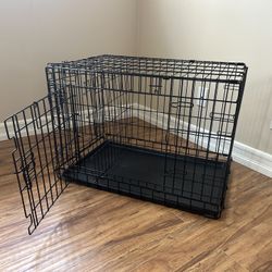 Medium-Sized Foldable Dog Crate - $30 OBO - 30.9” L X 19.5” W X 21.5” H