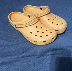 Orange Crocs