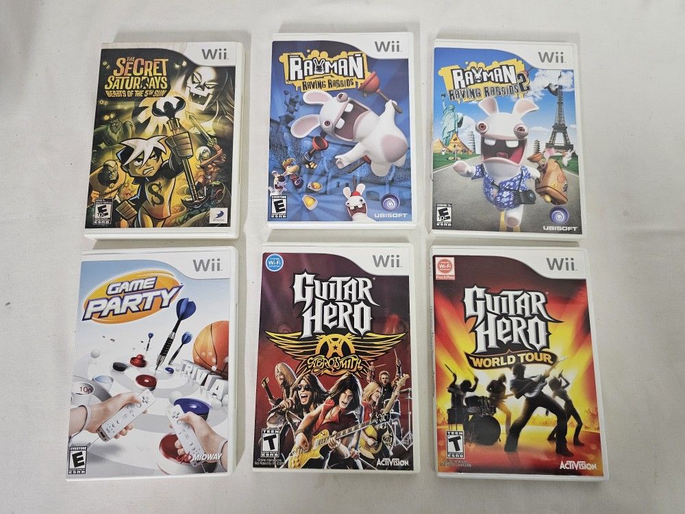 Nintendo Wii Games (Prices In Description)