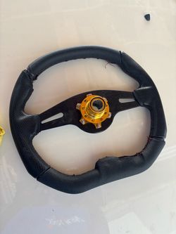 Quick release steering wheel