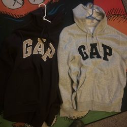 GAP HOODIES ONE ZIP UP AND ONE PULL OVER 