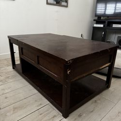 Storage Space Coffee Table