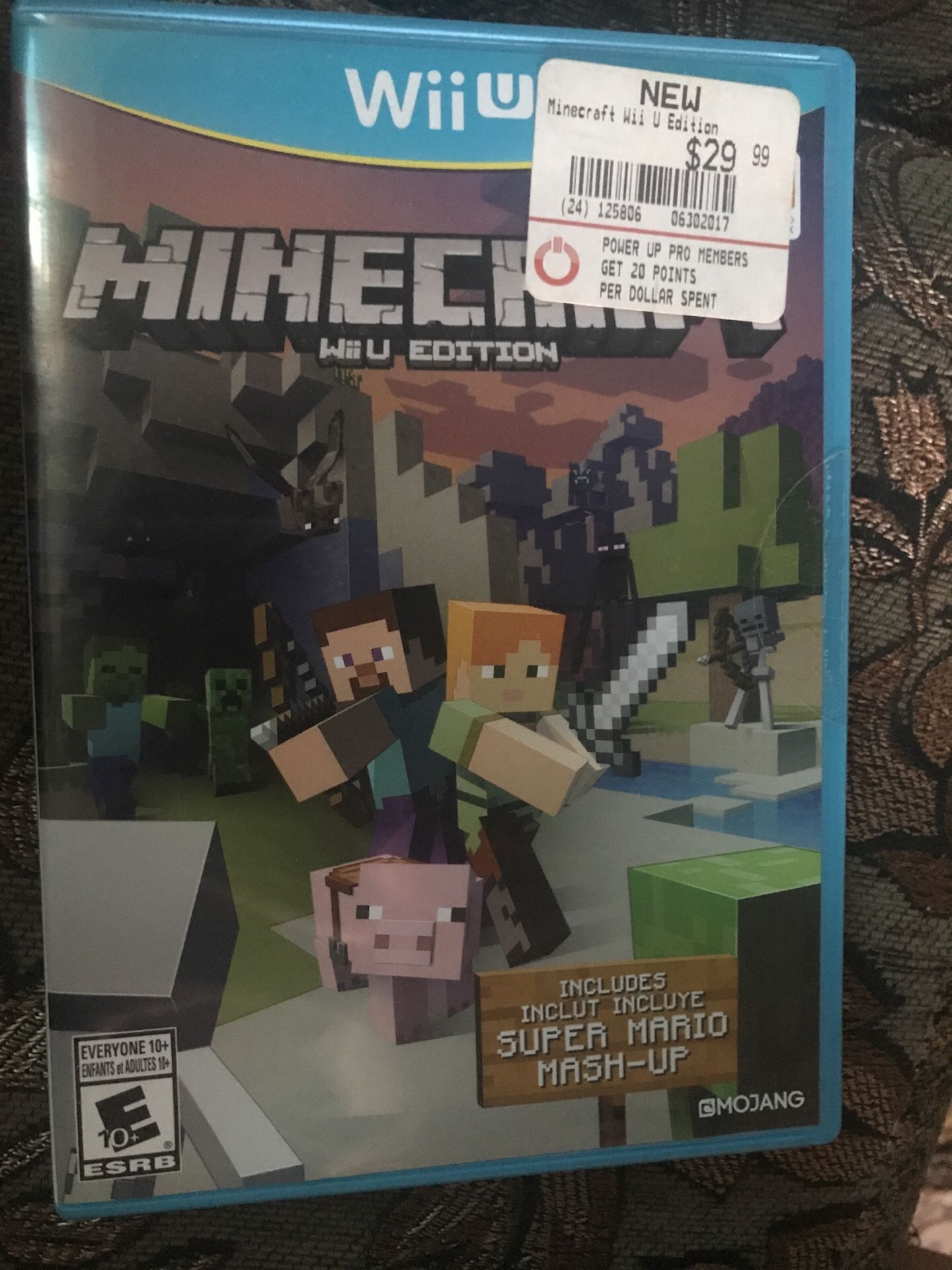 Minecraft Wii U video game. Never been opened