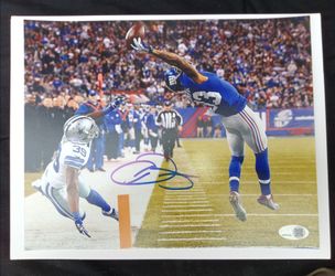 Odell Beckham Jr. Signed NY Giants Photo