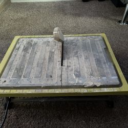 Ryobi 7” 4.8 amp table tile saw