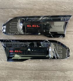 GMC Duramax 6.6 Liter Allison Left & Right Side Vent Emblem