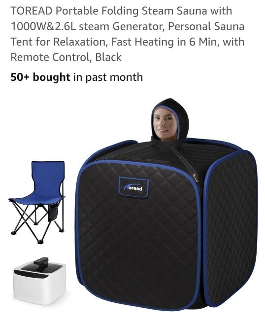 Like New, Used Once, Portable Sauna