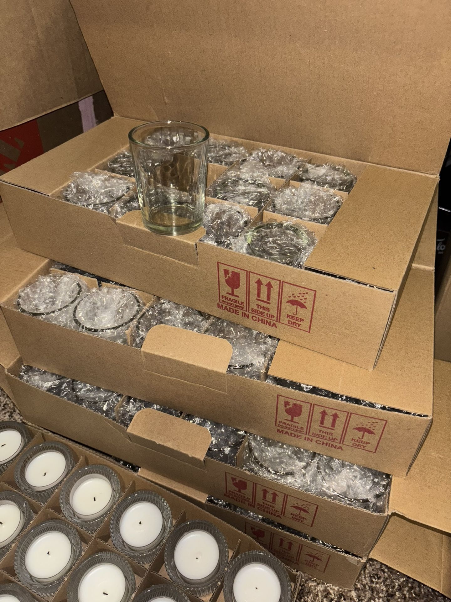 Lots Of Wedding Glassware