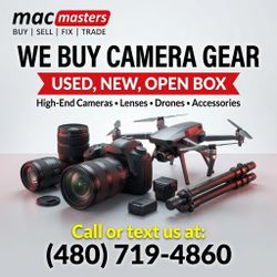 Sell Your Camera! Fast Cash $$ Buying Newer Digital Cameras, Phones, Macs & Gadgets — New /Used