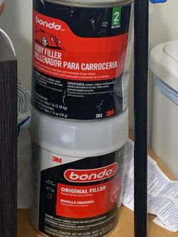 1 gallon can of Bondo New plus extras