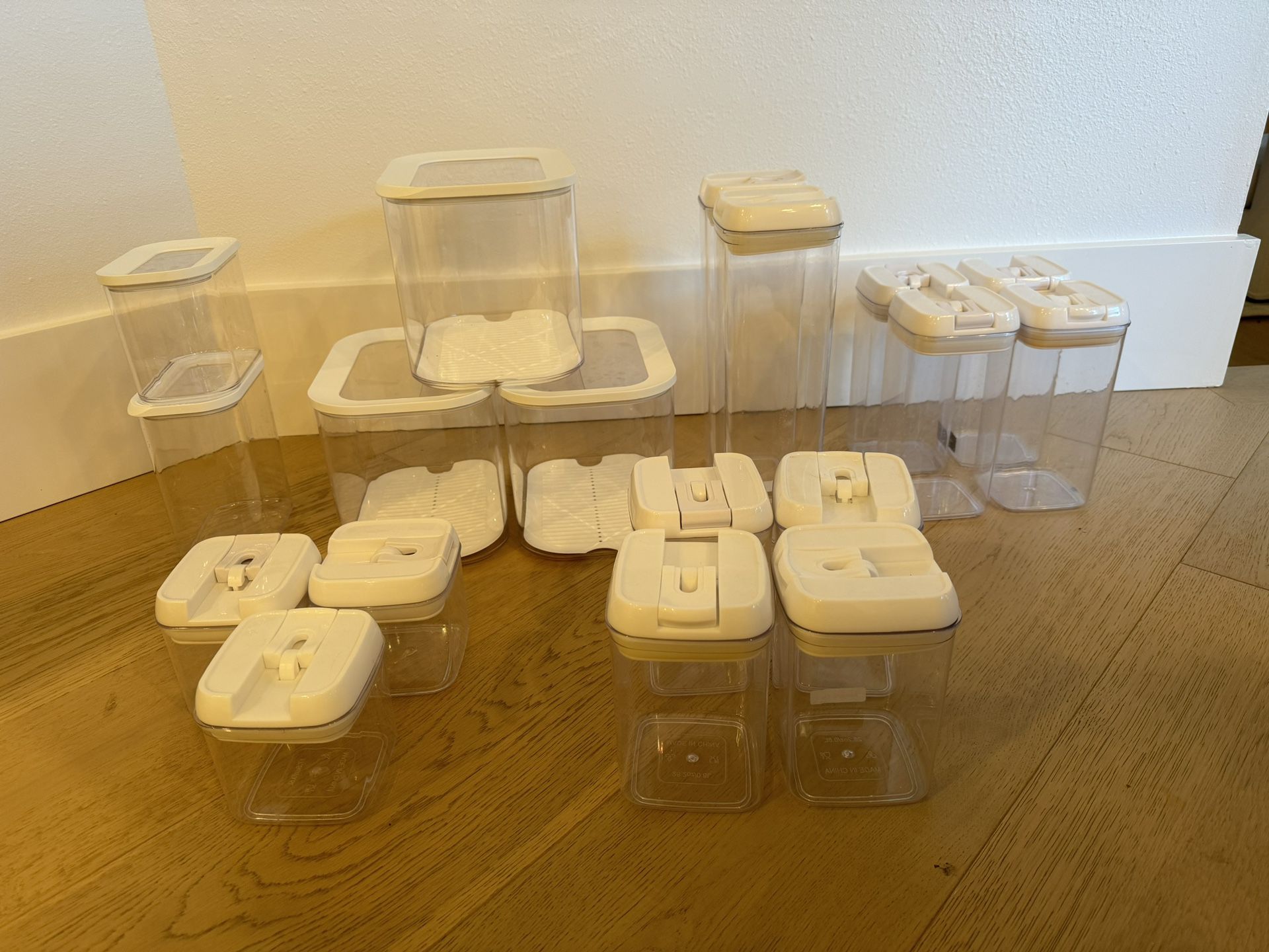 Plastic Pantry Storage In Various Sizes 